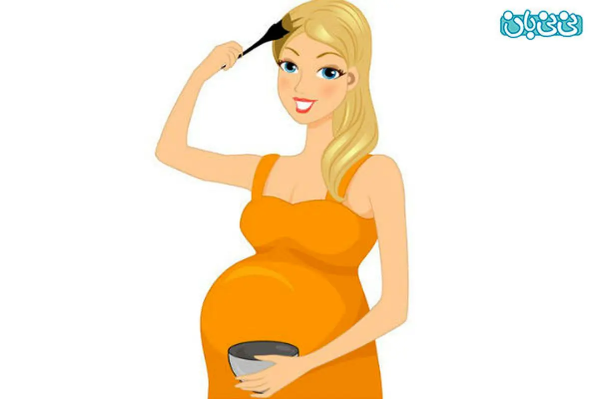 رنگ کردن ابرو در بارداری ممنوعه