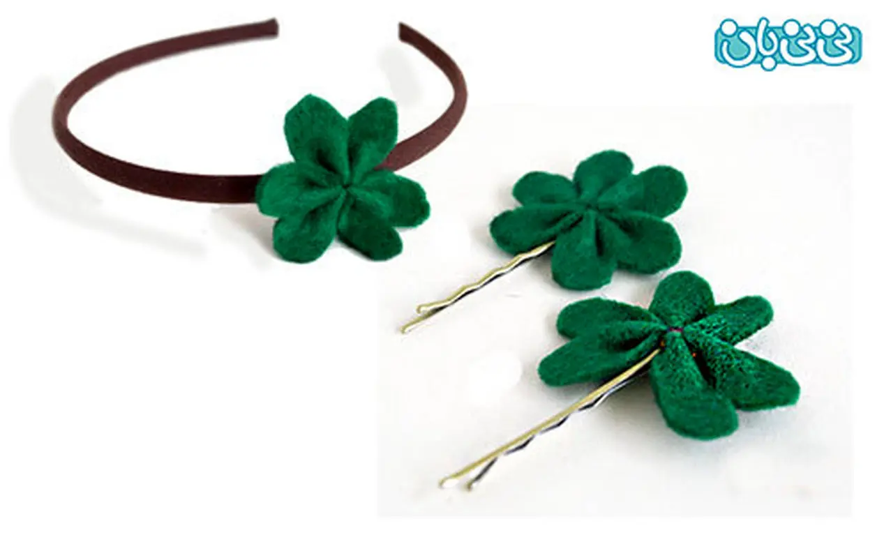 ساخت گل سر کودکانه، چگونه؟