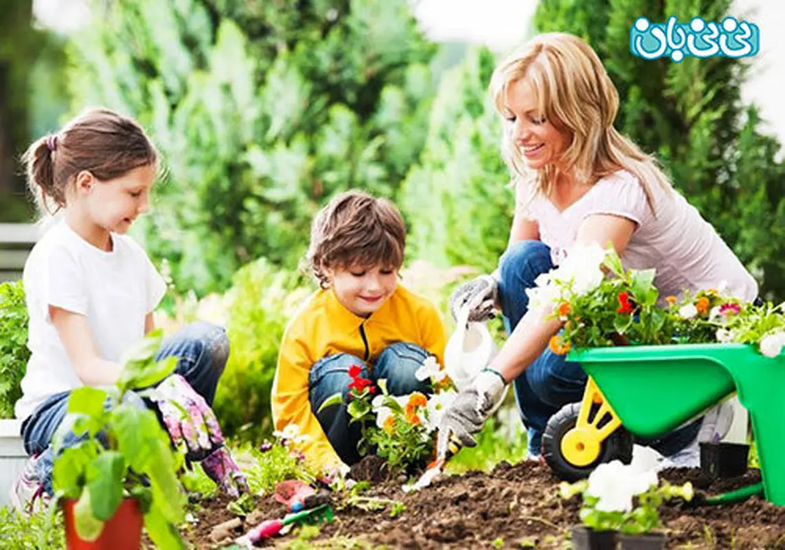فواید باغبانی برای کودکان