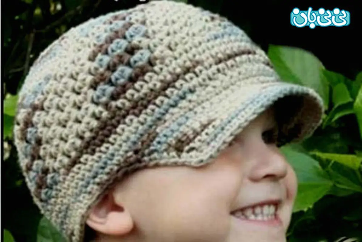 آموزش بافتنی کودک، کلاه نقاب دار پسرانه