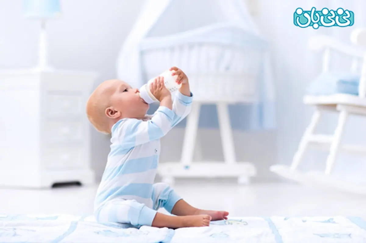 شیر خشک نوزاد، باعث دل پیچه ش شده؟