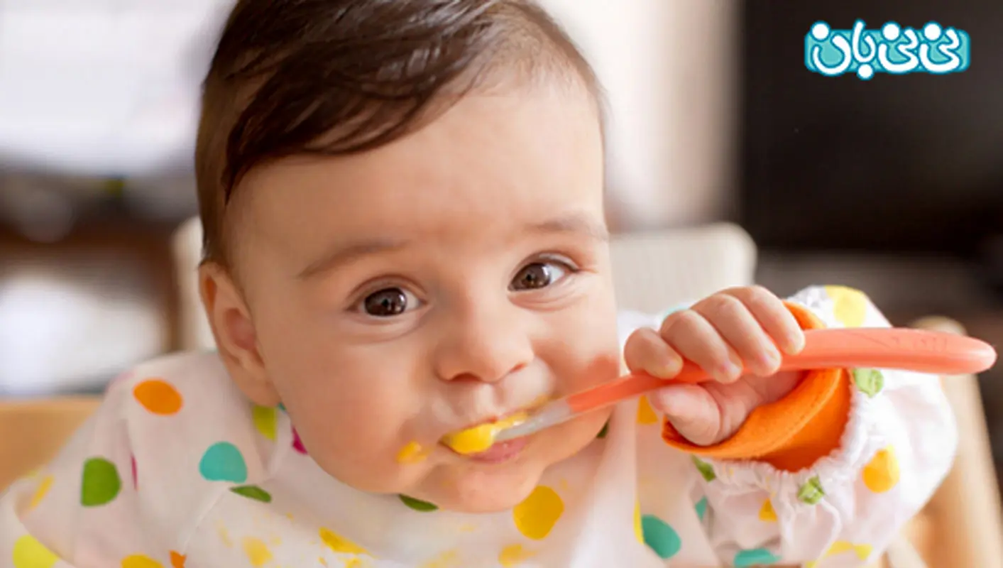 آموزش غذا برای بچه یک تا دو ساله