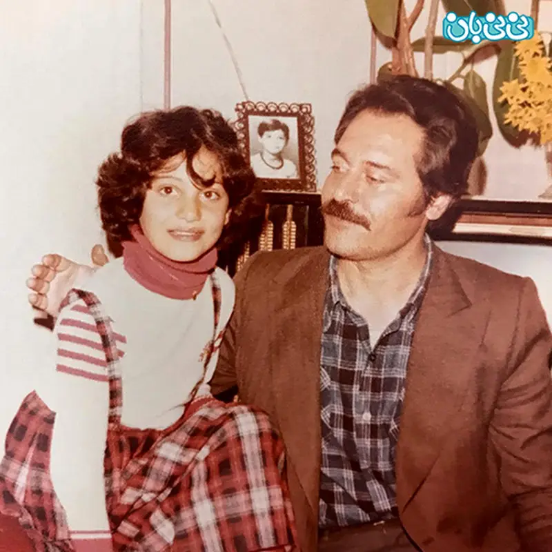 خاطرات شیرین کودکی، شبنم مقدمی و پدر