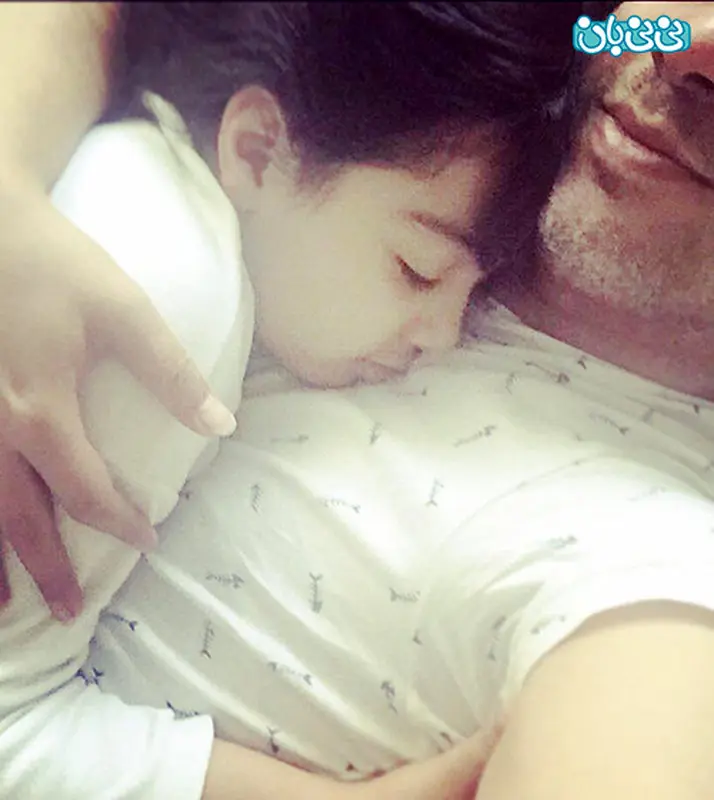 مازیار فلاحی و دخترش، باران هم گام با پدر