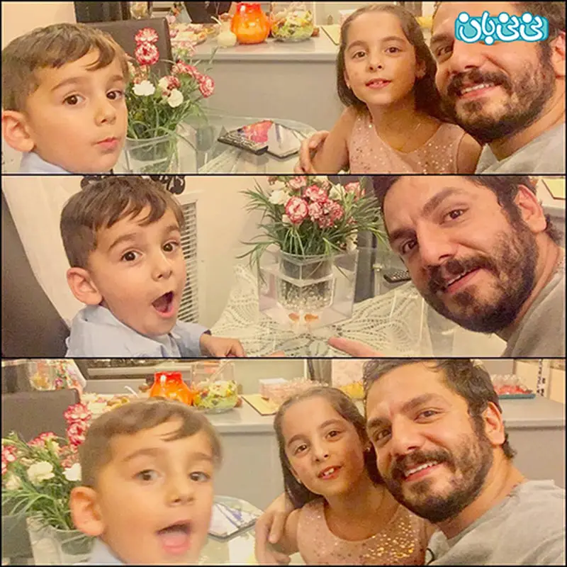 عکس های عباس غزالی، خاطرات دایی با بچه‌ها