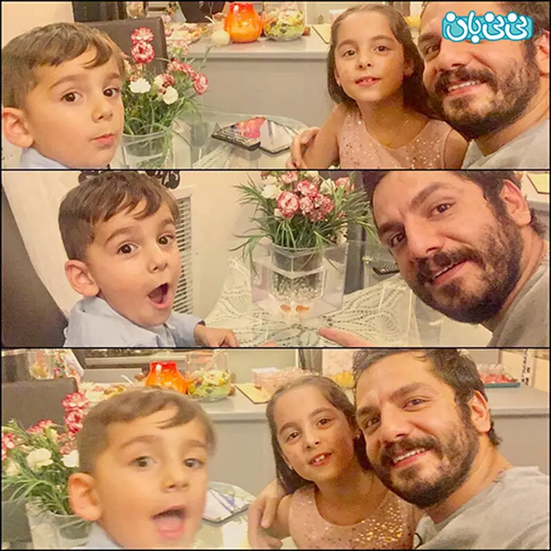عکس های عباس غزالی، خاطرات دایی با بچه‌ها