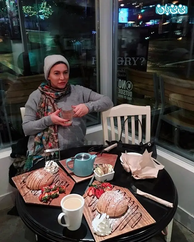 عکس فریبا نادری، بارداری و حس عجیب خوشبختی