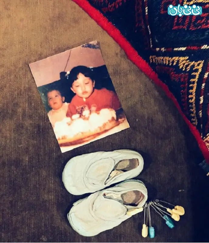 عکس آناهیتا درگاهی، کفشهای یکسالگی من!
