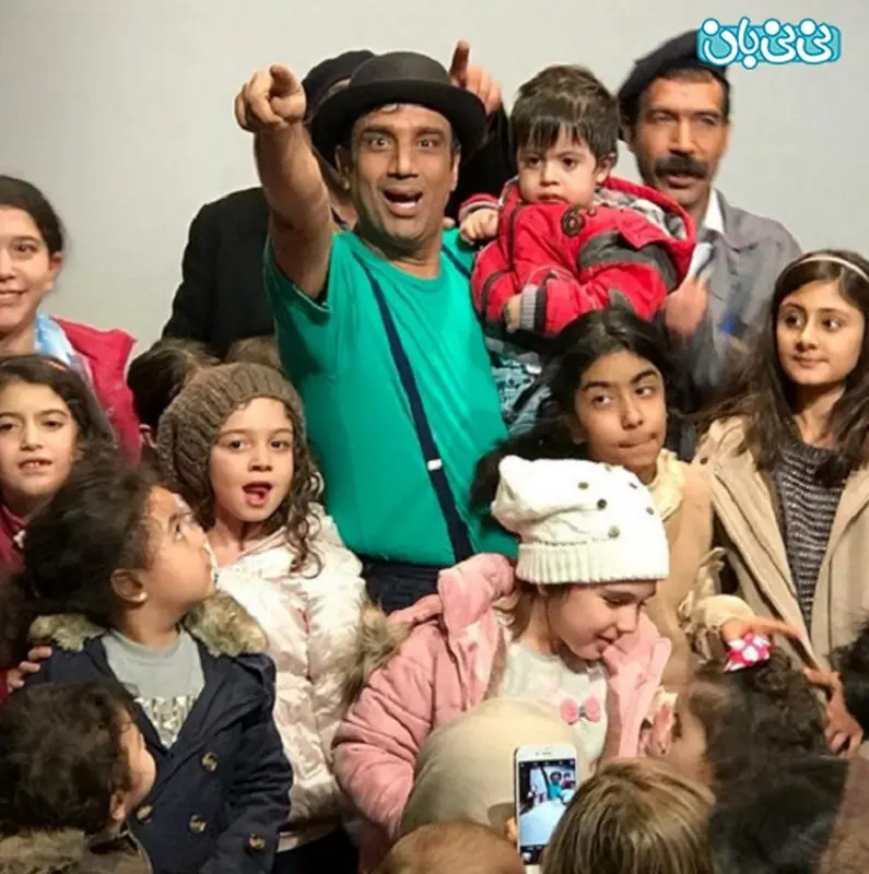 عکس نصرالله رادش، بچه ها و بهترین عکس زندگی