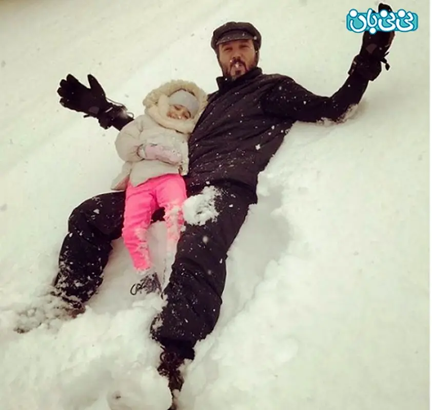 اینستاگرام کامبیز دیرباز، سره سره بازی در برف