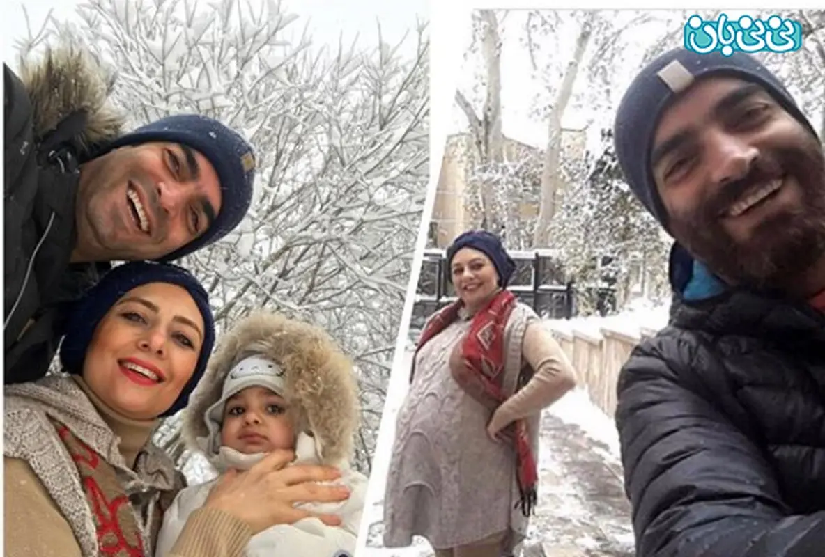 اینستاگرام یکتا ناصر، سوفیا و اولین برف زمستانی