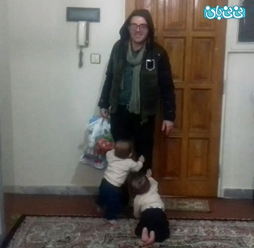 اینستاگرام کاظم عقلمند، استقبال ویژه دوقلوها