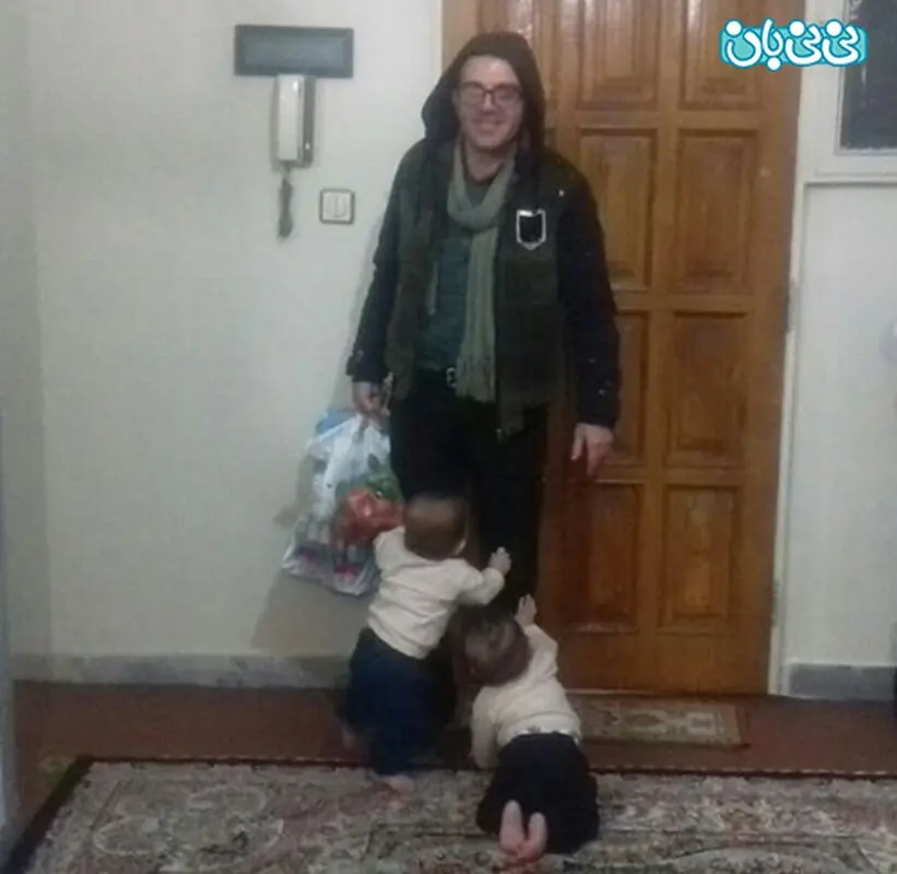اینستاگرام کاظم عقلمند، استقبال ویژه دوقلوها