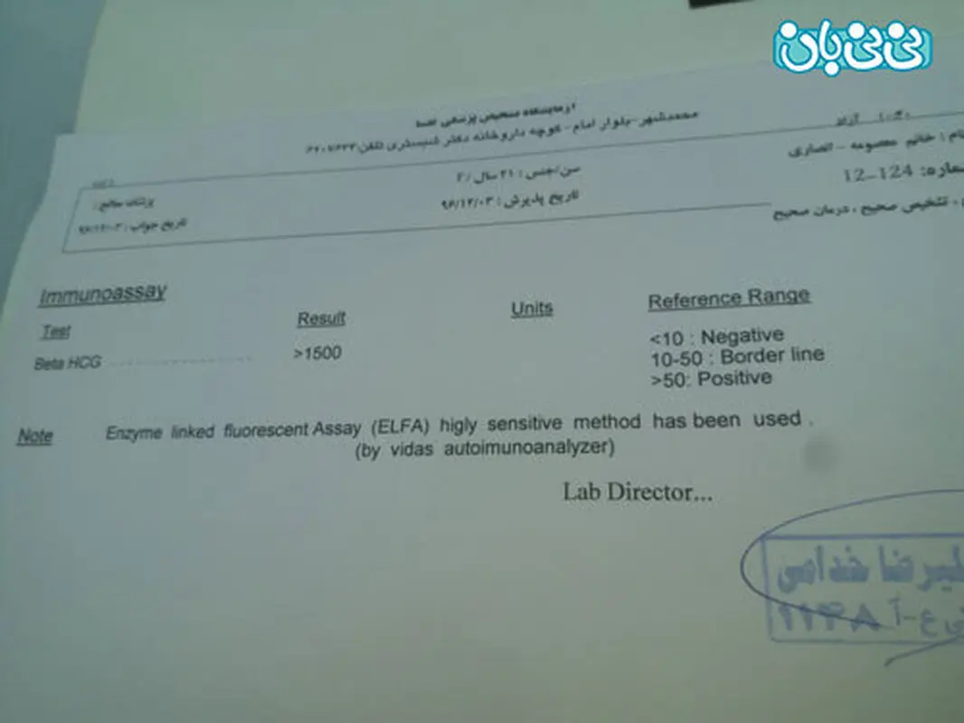 نتیجه تست بارداری، جوابش چیه؟