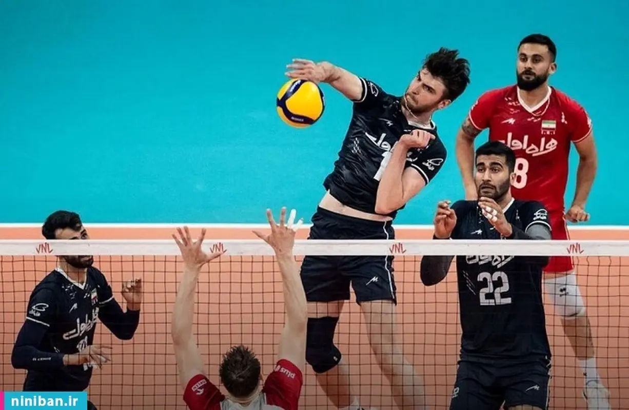 تیم ملی والیبال ایران، «عقاب‌ها» را شکست داد