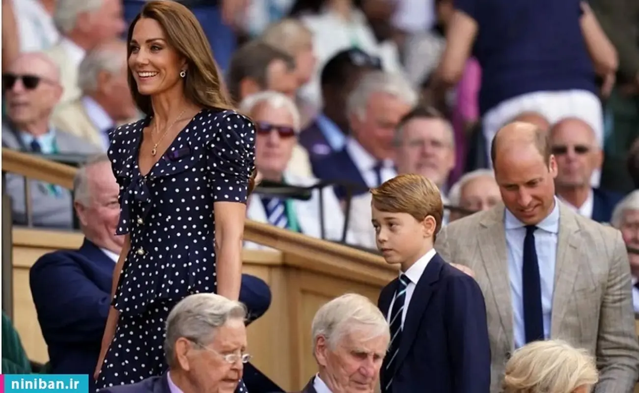 سادگی ظاهری کیت میدلتون در مسابقات تنیس ویمبلدون