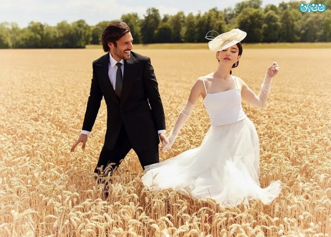 عکس‌های مراسم ازدواج اوزگه گورل و سرکان چای اوغلو