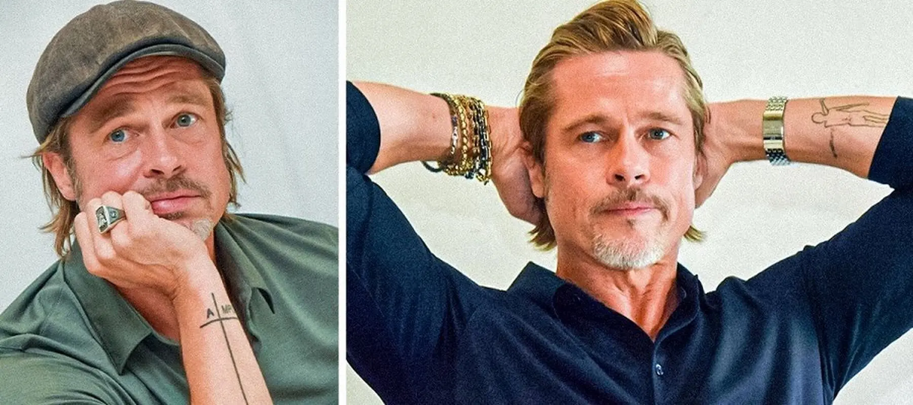 شعر مولانا که “برد پیت” روی بدنش تتو کرد!