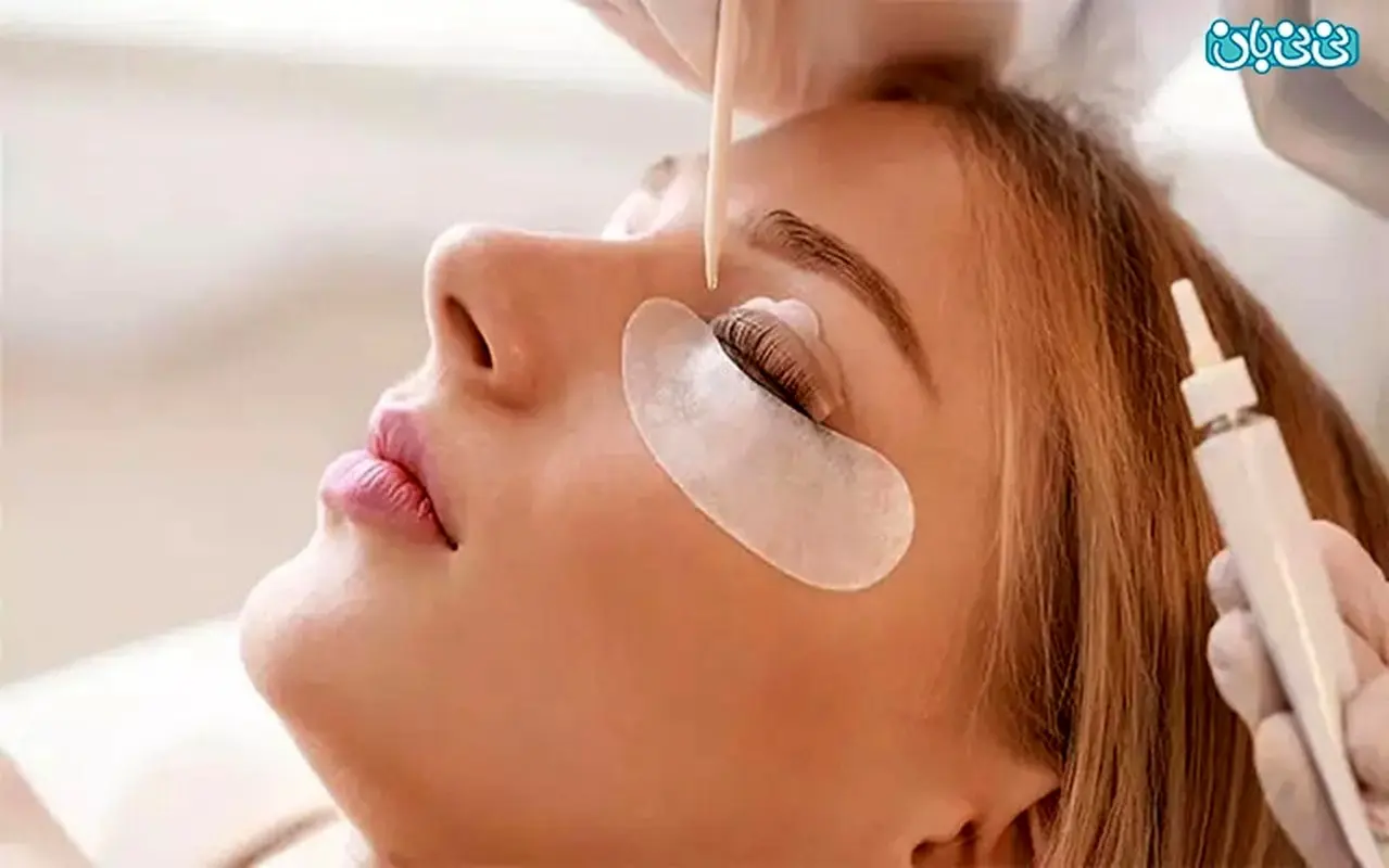 انواع خدمات لاین مژه و لیفت ابرو سالن زیبایی
