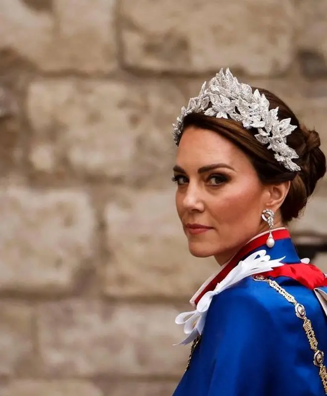 نگاهی به استایل  باشکوه کیت میدلتون در مراسم تاجگذاری/ عکس