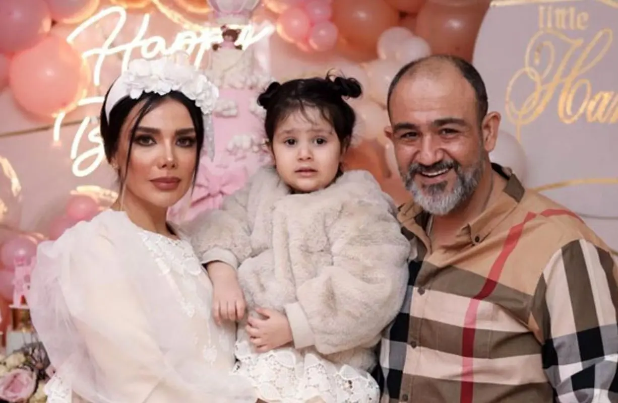 جشن تولد لاکچری مهران غفوریان / لباس فرشته بالدار بر تن دخترش هانا + عکس