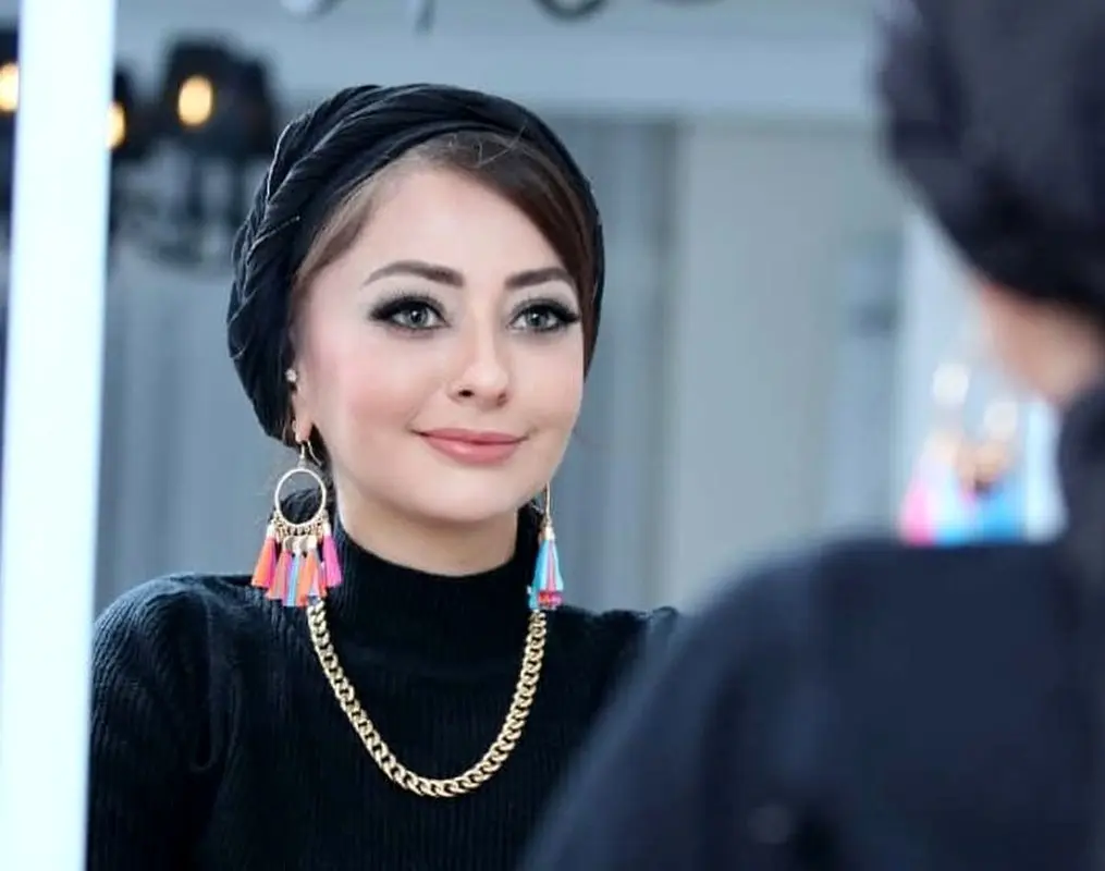 استایل سبز نفیسه روشن / تیپ تابستونی خنک خانم بازیگر + عکس