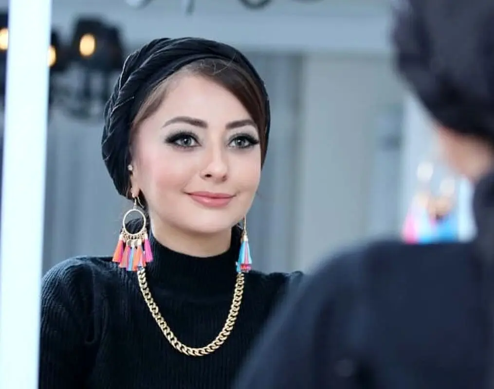 استایل سبز نفیسه روشن / تیپ تابستونی خنک خانم بازیگر + عکس
