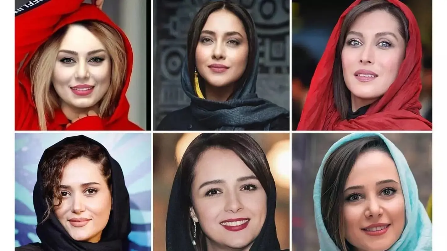 دلبری به سبک بازیگران خوشگل ایرانی با مدل موهای جذاب