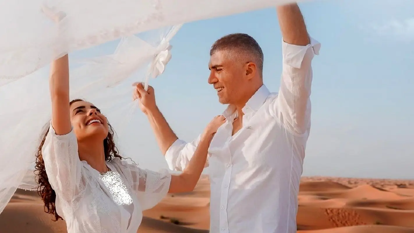 تعطیلات تابستانی آقای خواننده ترک و همسر ایرانی جوانش + عکس