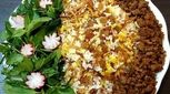 طرز تهیه یک غذای راحت برای خانم های تنبل!/ دستور پخت رشته پلو با واویشکا