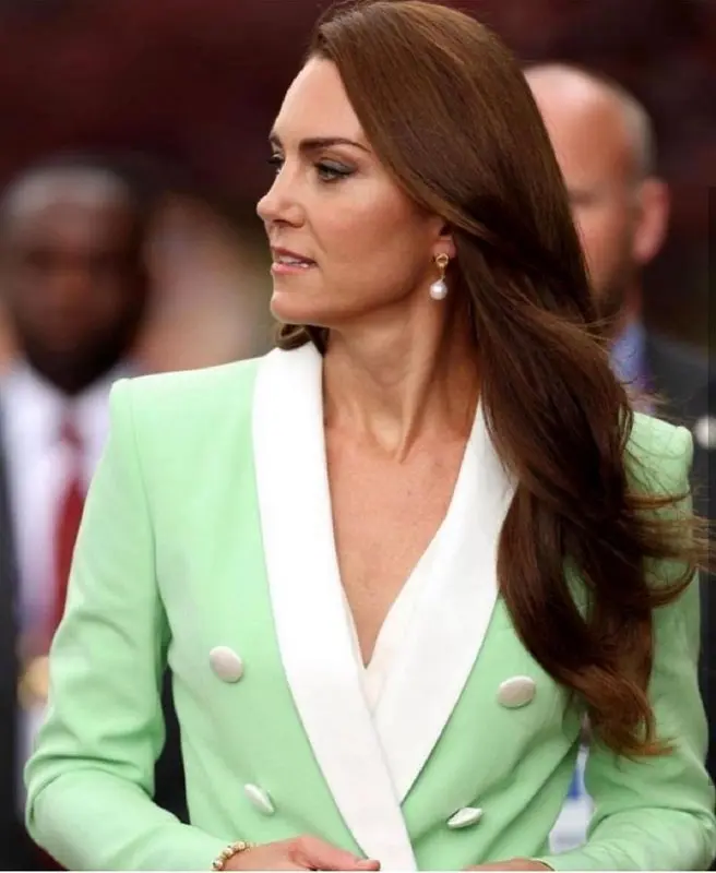 انتقاد شدید به لباس کیت میدلتون در تنیس ویمبلدون/ زشت ترین استایل عروس سلطنتی