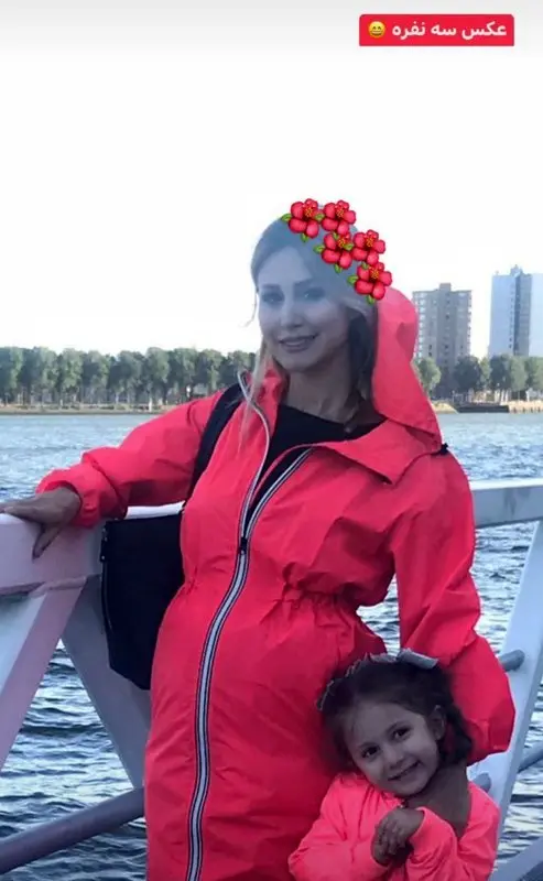 عکس بارداری همسر شاهرخ استخری همه را شوکه کرد! / خانم بلاگر با ۱۸ کیلو اضافه وزن!