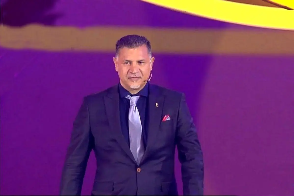 علی دایی در مراسم رونمایی از عطر خودش! / اسطوره فوتبال وارد دنیای مد شد + عکس