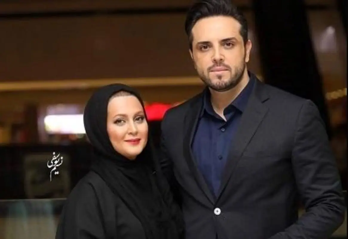 جشن تولد خوشتیپ ترین مجری صداوسیما / کیک چندطبقه مشکی رنگ! + عکس