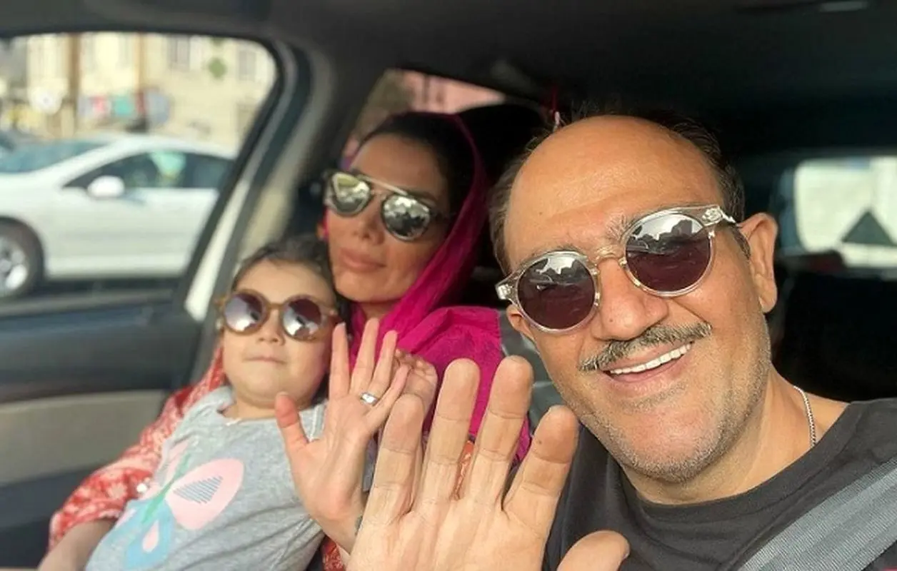 کار عجیب همسر مهران غفوریان / قاب کردن لباس نوزادی و موی دخترش هانا! + عکس