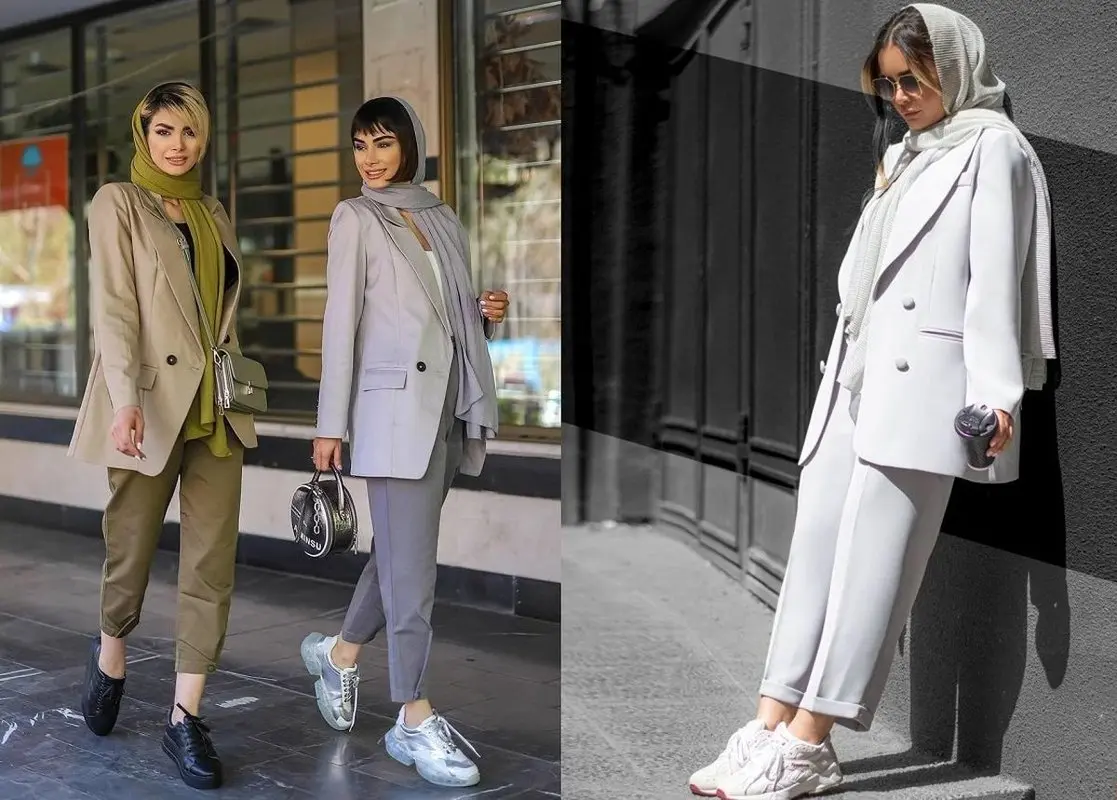 راهنمای ست کردن مانتو کتی با انواع شلوار + عکس