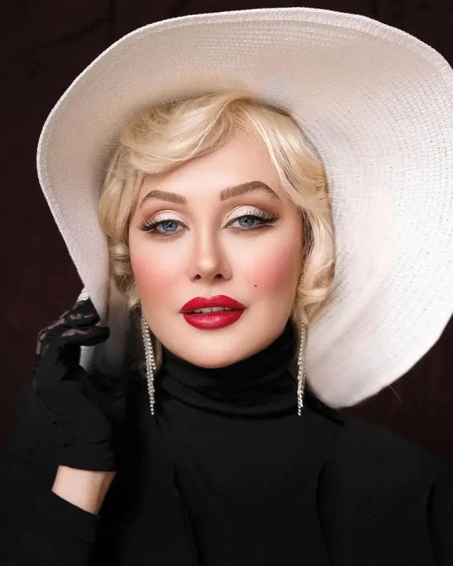 یک بازیگر زن ایرانی در نقش مرلین مونرو/ عکس