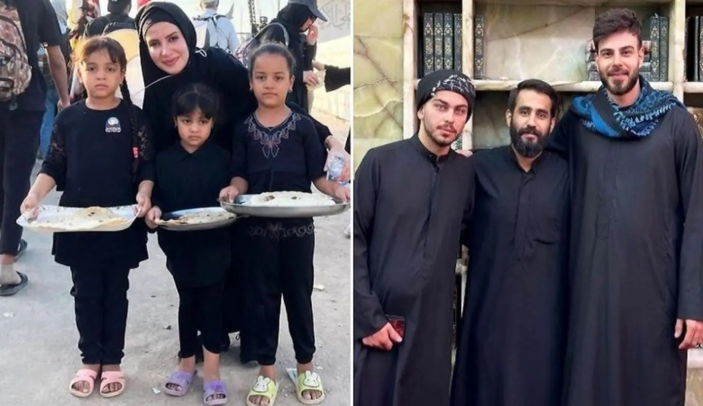 تیپ و استایل سلبریتی‌های ایرانی در پیاده‌روی اربعین خبرساز شد