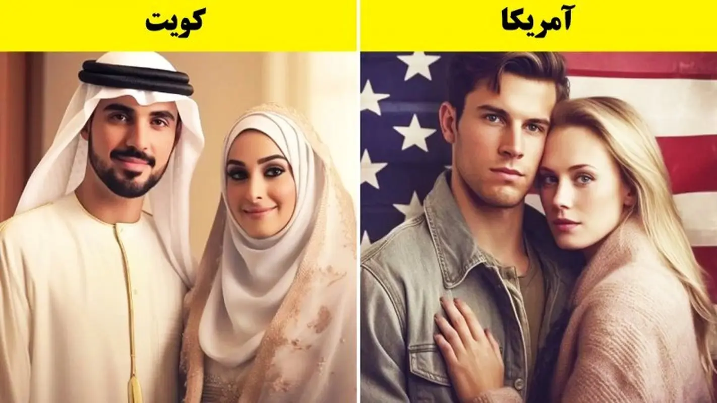 زیباترین زوج های جهان متعلق به کدام کشور هستند؟