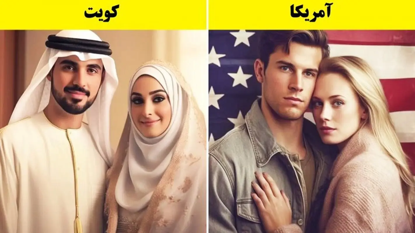 زیباترین زوج های جهان متعلق به کدام کشور هستند؟