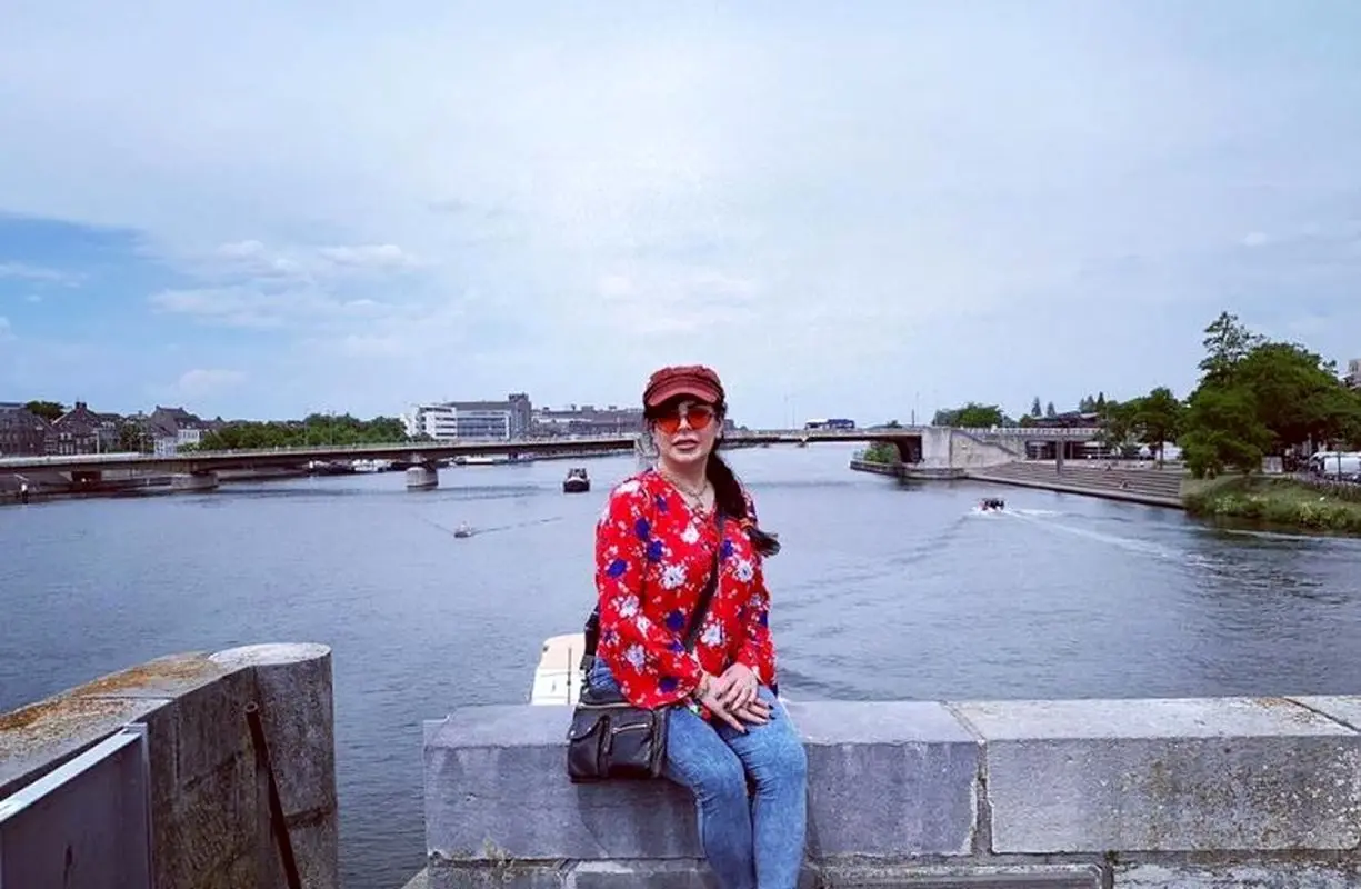 ازدواج دوم فلور نظری / تیپ مجلسی خانم بازیگر در محضر! + عکس