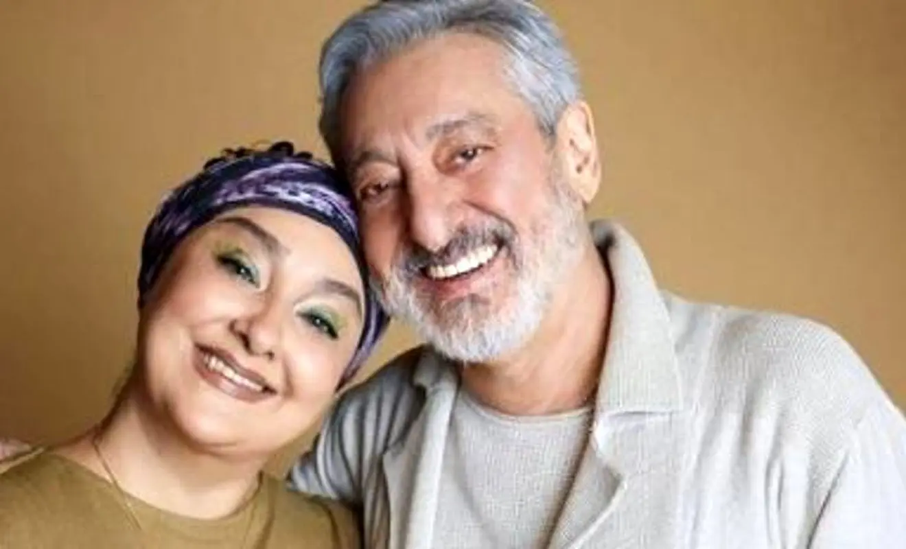 عکس عاشقانه ابی و همسرش در جشن تولد / مهشید ۴۳ ساله شد!
