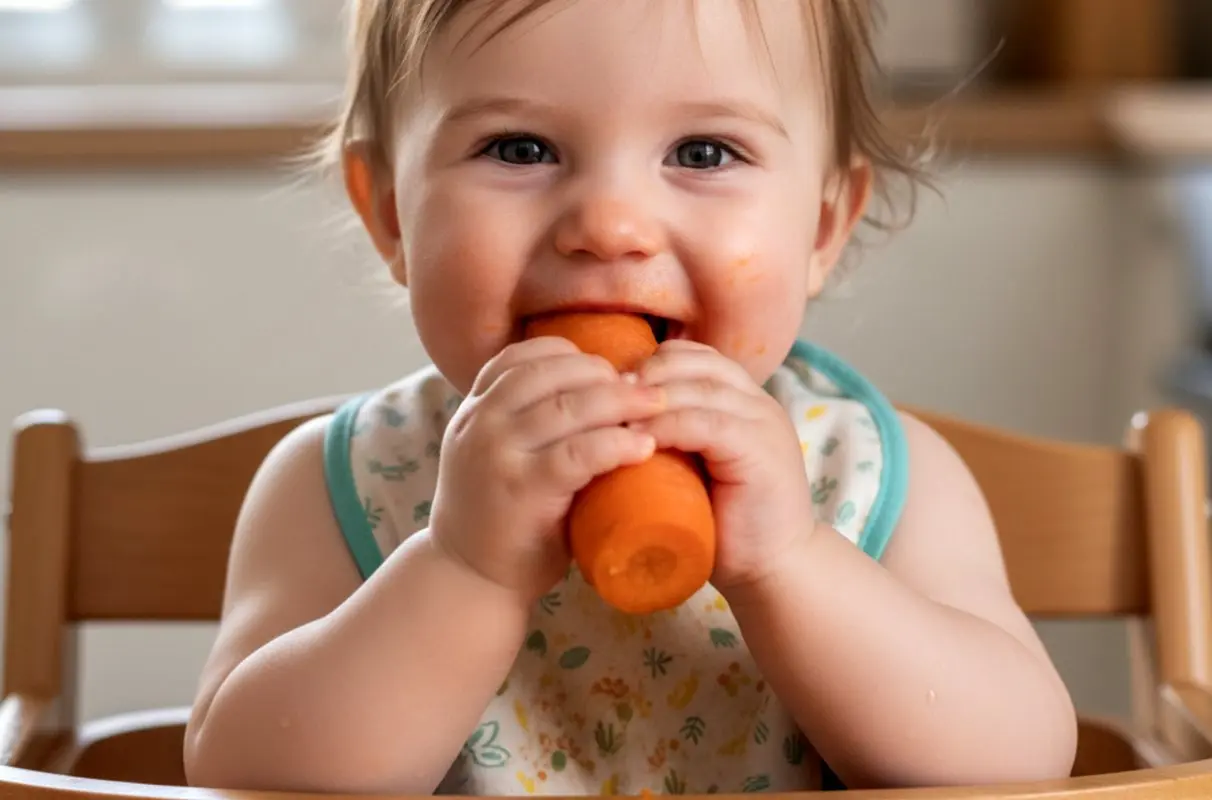 تغذیه نوزاد هفت ماهه ـ ۶ موادغذایی مفید + جدول برنامه غذایی هفتگی