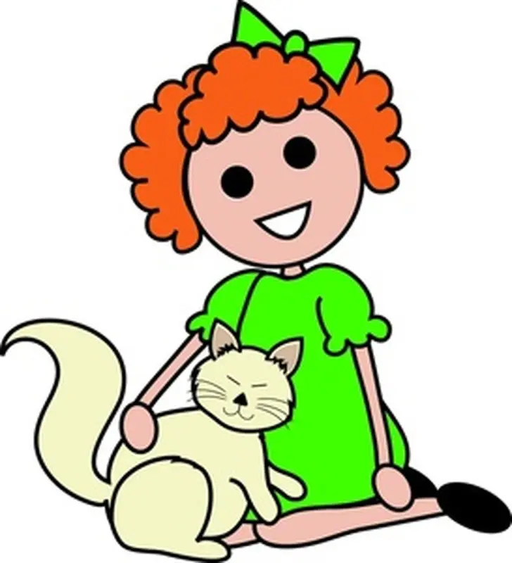 قصه شب برای بچه ها، مینا و گربهها