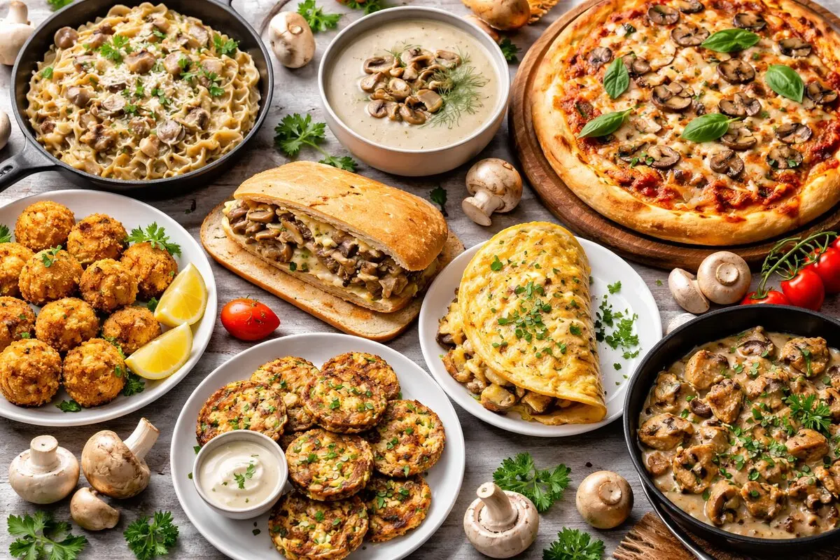 ۱۰ ایده کاربردی برای پخت غذا با قارچ در کمترین زمان