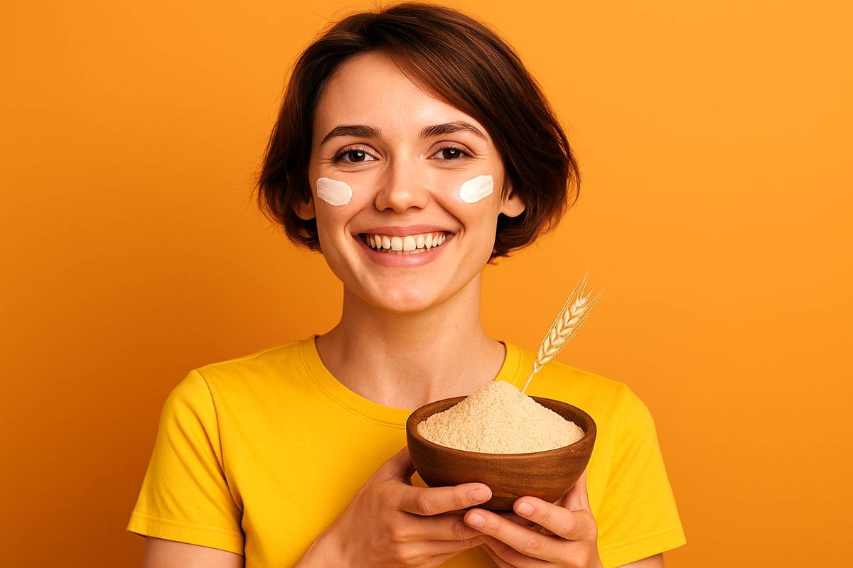 خواص پودر جوانه گندم برای چاقی صورت + روش تهیه و نحوه مصرف
