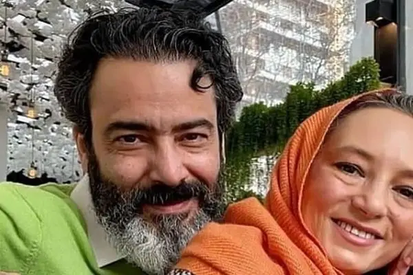 عکس‌های بامزه از گریم متفاوت سحر ولدبیگی و نیما فلاح؛ پیرزن و پیرمرد خنده‌دار سینما!