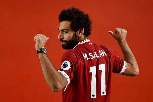 محمد صلاح، همسر و فرزندانش در یک قاب (عکس)
