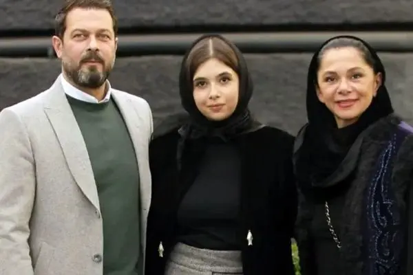 عکس زیرخاکی از نفس بازغی و پدر بازیگرش / پژمان قبل طلاق هم جذاب بود !