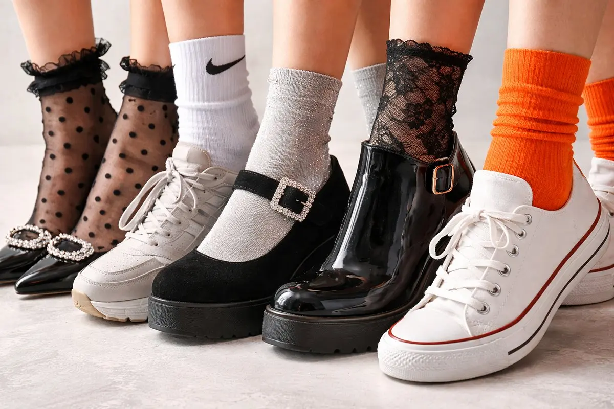 جوراب مناسب هر استایل چیست؟ راهنمای کامل انتخاب مدل شیک و ترند